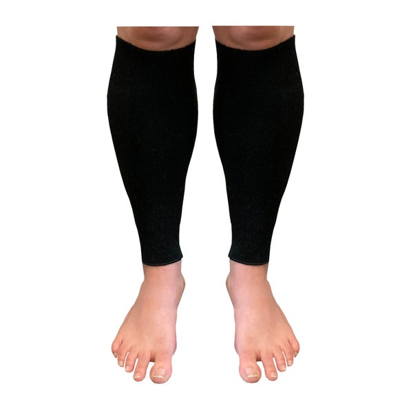 wobera ANGORA Wadenwärmer 45% Angora (Gr. L/XL, schwarz) 1 Set