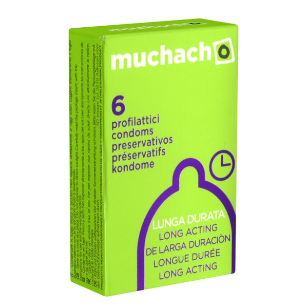 «Lunga Durata», 6er-Pack Kondome, Befeuchtung aktverlängernd (6 Kondome) 6 St