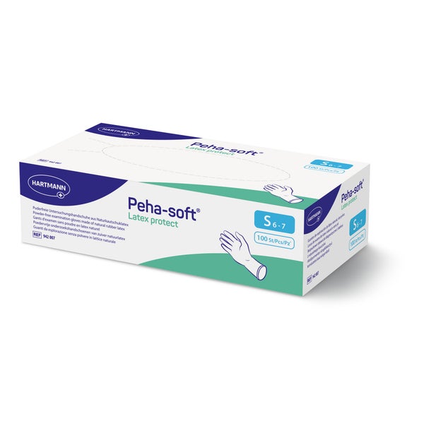 Hartmann Peha-soft latex protect  U.-Handschuhe (100 Stck) - S 100 St