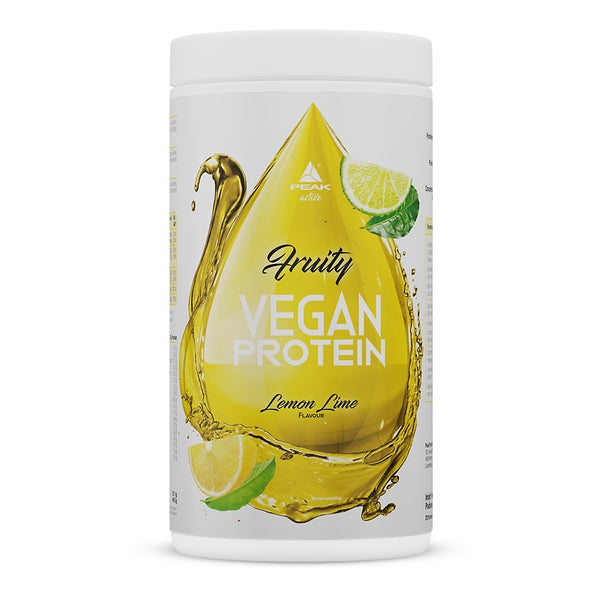 PEAK Fruity Vegan Protein - 400g - Geschmack Lemon Lime I 20 Portionen I Clear Protein I Proteinquelle: Erbsenhydrolysat + Aminosäuren I fettfrei I perfekte Löslichkeit 400 g
