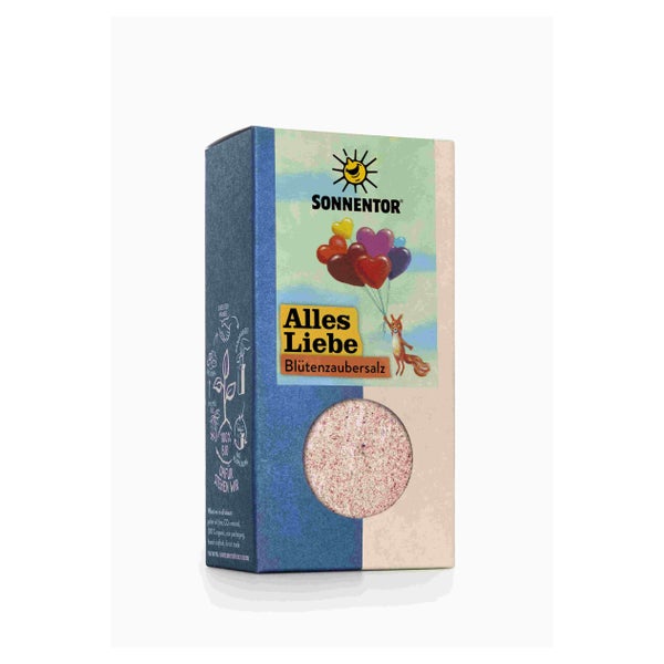 Bio Alles Liebe Blütenzaubersalz - Meersalz mit Blüten & Früchten 120g Packung