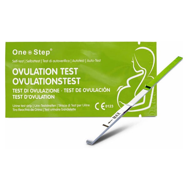 One+Step Ovulationstest GreenLine mit optimaler Sensitivität 20 miu/ml 50 St