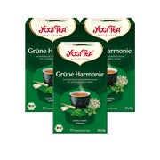 Yogi Tea - Grüne Harmonie Bio Grüntee | 3 x 30,6g 3x17 St