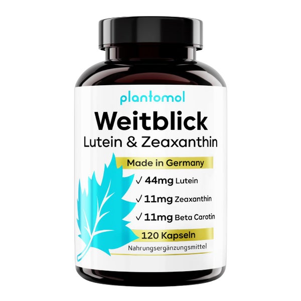 plantomol® Augenvitamine mit Lutein Zeaxanthin - Weitblick