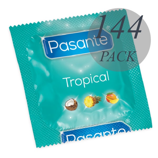 «Tropical Flavours» 144 bunte Kondome, Mango, Kokos, Ananas (144 Kondome) 144 St