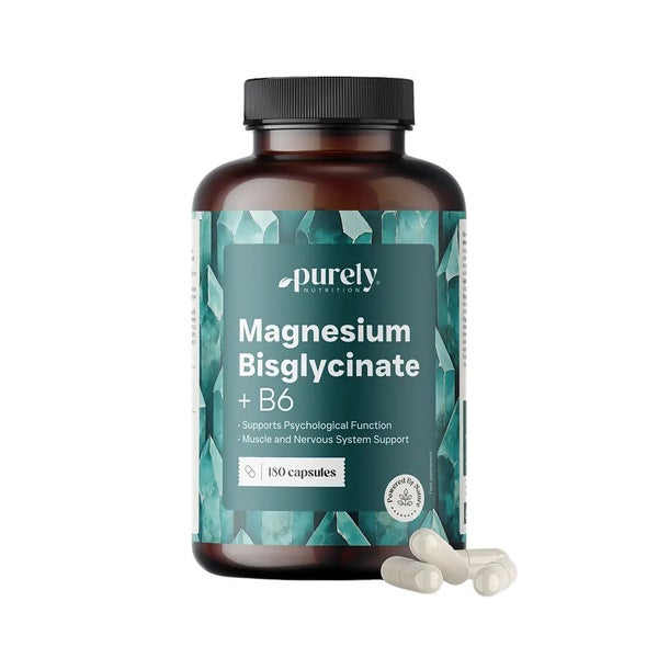 Purely Magnesiumbisglycinat mit Vitamin B6 180 St