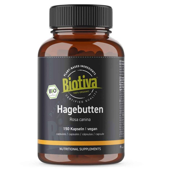 Biotiva Hagebutten Kapseln Bio 112 g