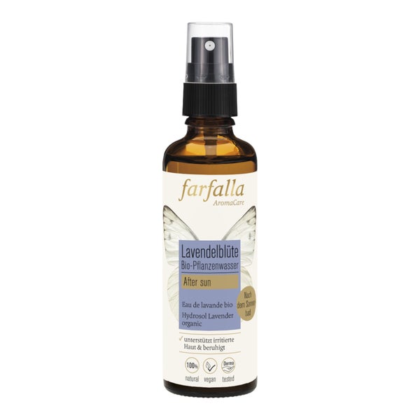 Farfalla Lavendelblüte Bio- Pflanzenwasser 75 ml
