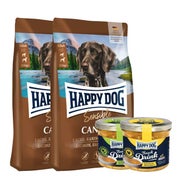 Happy Dog Sensible Canada + Happy Dog Snack Drinks 23 kg