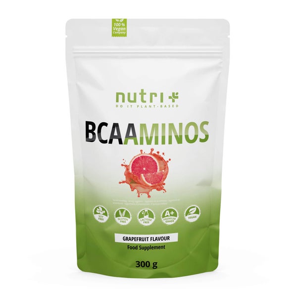 nutri+ BCAA Pulver Aminosäurenkomplex - Grapefruit 300 g