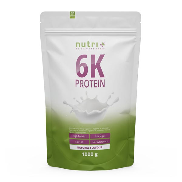 nutri+ 6K Veganes Protein Pulver - Natural 1000 g