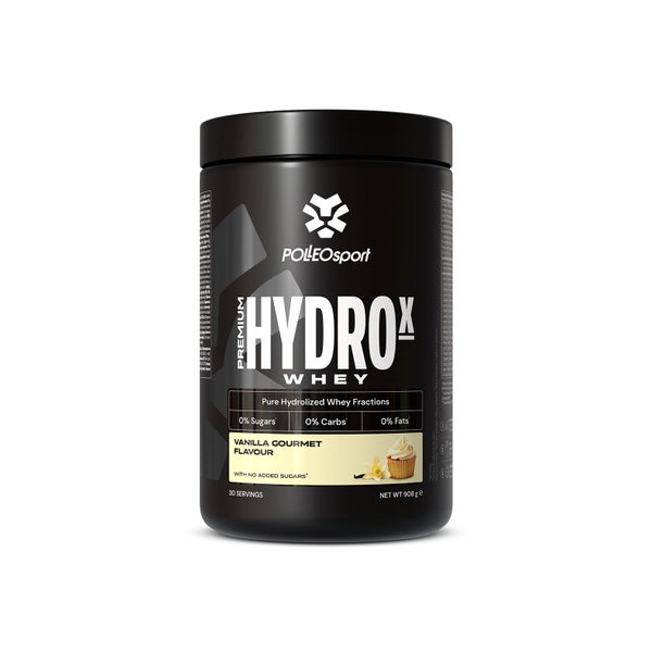 Polleo Premium HydroX Whey, 908 g, Vanilla Gourmet 908 g