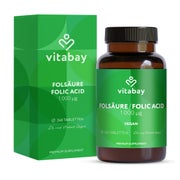 Produktabbildung: Vitabay Folsäure - Folic Acid - 1000 mcg 240 St