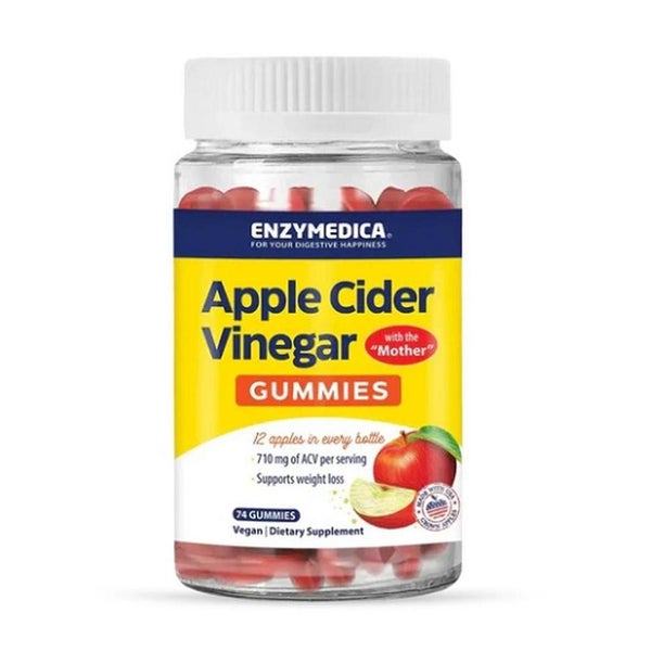 Enzymedica Apple Cider Vinegar Gummies 74 Gummies 74 St