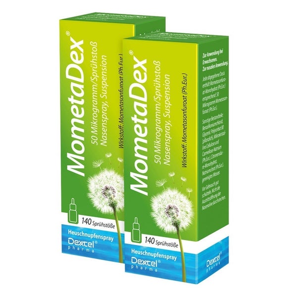 MometaDex® 50 µg/Sprühstoß Nasenspray Doppelpack 2X18 g