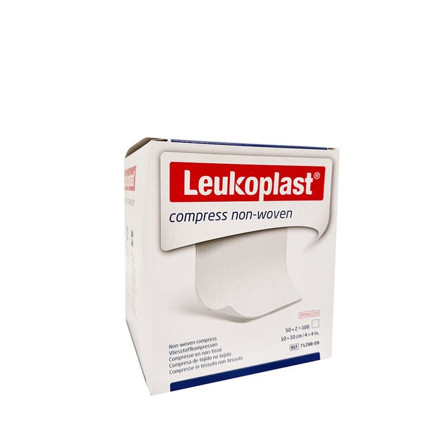 Leukoplast Compress Non-woven 10x10cm Ste.4f 100 St