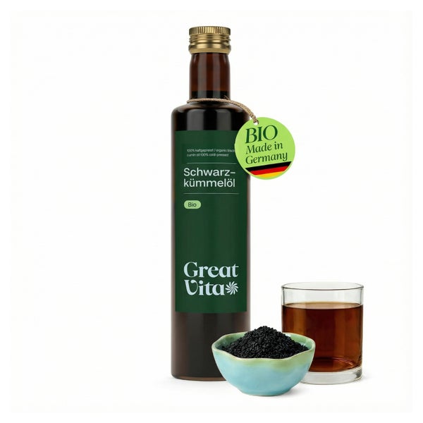 GreatVita Bio Schwarzkümmelöl 500 ml