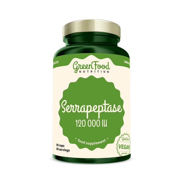 GreenFood Nutrition Serrapeptase 120000IU 60 St