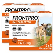 Produktabbildung: FRONTPRO Hund 28mg S >4-10 KG 2X3 St