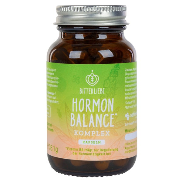 Bitterliebe Hormon Balance Komplex - Myo Inositol & Mönchspfeffer hochdosiert für die Wechseljahre, PMS & Menopause - Unterstützung für dein Zyklus 1x 60 St