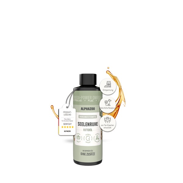 alphazoo Seelenruhe Futteröl für Katzen 100 ml