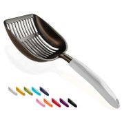 Katzenstreu Schaufel Aluminium Antihaft Sieb Stiel Groß #05 1 St