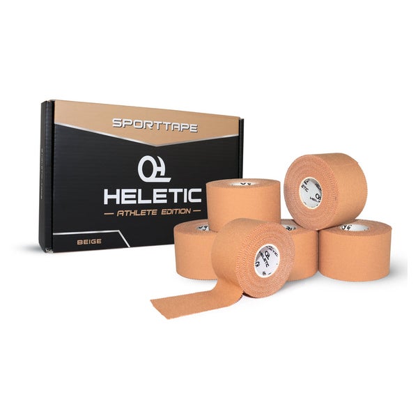 HELETIC Sporttape 3,8cm x 10m - ATHLETE EDITION - beige 6 St