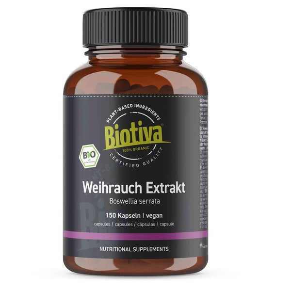 Biotiva Weihrauch Extrakt Kapseln Bio 51 g