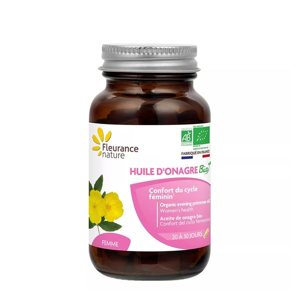 Fleurance Nature - Nachtkerzenöl (Evening Primrose Oil) 60 St