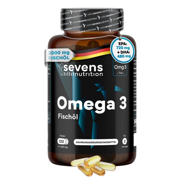 Sevens Nutrition Omega 3 Fischöl 120 St