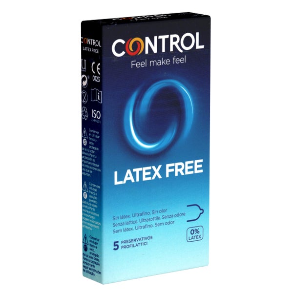 Latex Free - 5 ultradünne latexfreie Kondome 58mm, 0,028mm (5 Kondome) 5 St