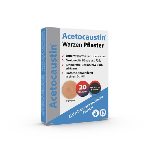 Acetocaustin Warzenpflaster 20 St