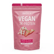 nutri+ Veganes Protein Pulver 3k - Strawberry Cream 1000 g