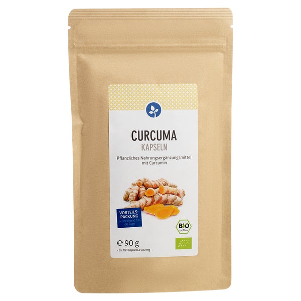 Curcuma Kapseln 400mg Bio 180 St