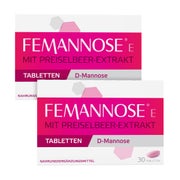 Produktabbildung: Femannose® E Tabletten Doppelpack 2X30 St