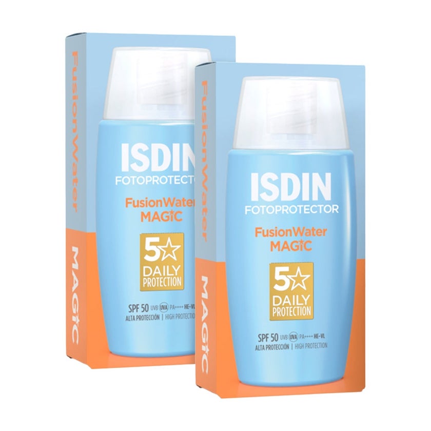 ISDIN FOTOPROTECTOR FusionWater MAGIC Doppelpack 2X50 ml