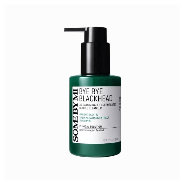Bye Bye Blackhead Miracle Green Tea Tox Bubble Cleanser 120 ml