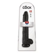 King Cock - Naturdildo mit Saugfuß und Hoden