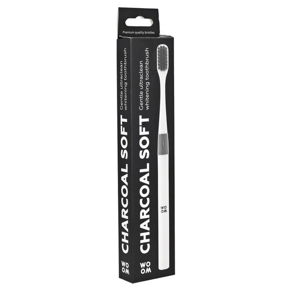 Toothbrush WOOM CHARCOAL SOFT 1 St