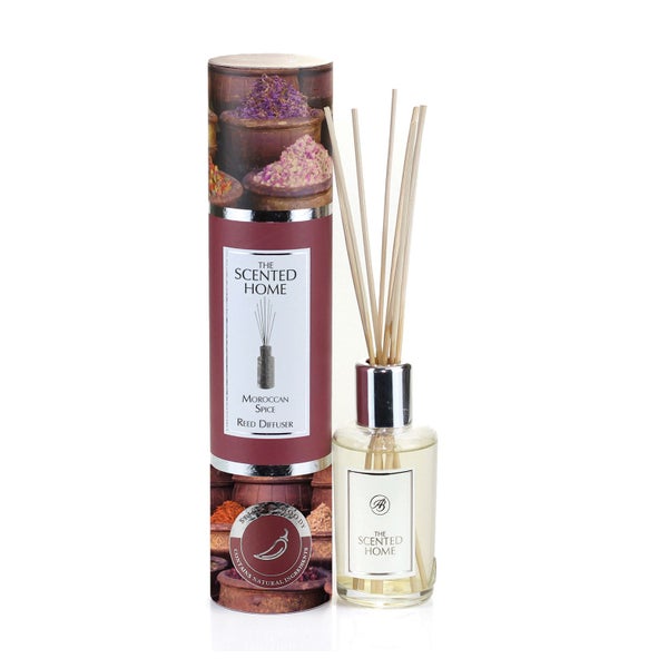 The Scented Home Raumduft Moroccan Spice Duftdiffuser mit Rattanstäbchen 150 ml