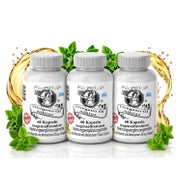Athina® Oregano Öl Vegan Bio magensaftresistent 3 x 60 Kapseln I 100 mg Athina® Wildes Berg Oregano Öl I Origanum vulgare hirtum aus Griechenland I 80% Carvacrol I Reine & natürliche Zutaten 60 St