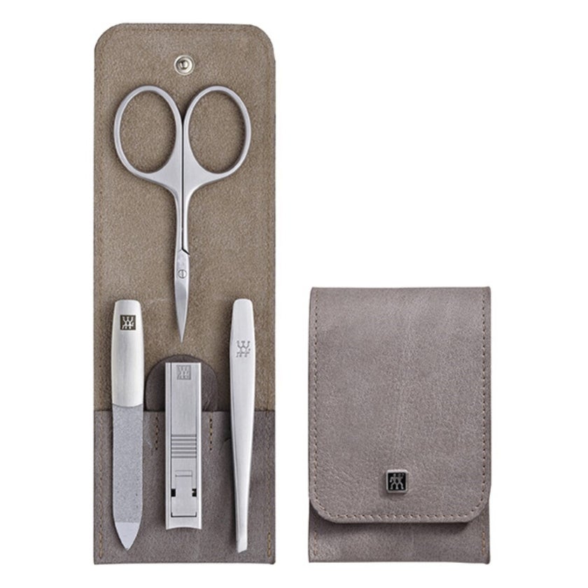 Zwilling Maniküre Pediküre Set 4tlg. mit Kompakt-Nagelknipser Kosmetikprodukte 1 St