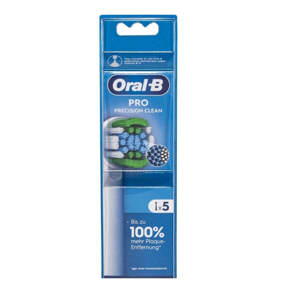 ORAL-B Precision Clean Ersatzbürstenkopf, Weiss (5er-Pack) 1 St