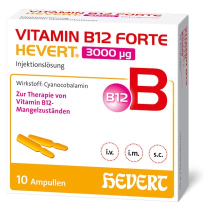Vitamin B12 Forte Hevert 3000 g Inj.-lsg.amp. 20X2 ml gnstig kaufen |  medpex