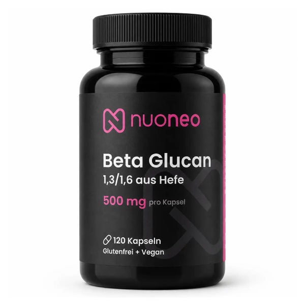 650 mg Beta-Glucan Kapseln 1,3/1,6 aus Hefe Vitamin C, Zink 120 St