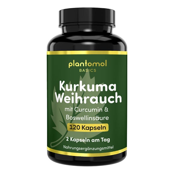 plantomol® - Kurkuma Weihrauch-Kapseln - 30mg Curcumin /Tag