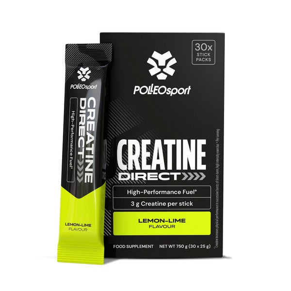 Polleo Creatine Direct, 30 x 3,5 g, Lemon-Lime 105 g