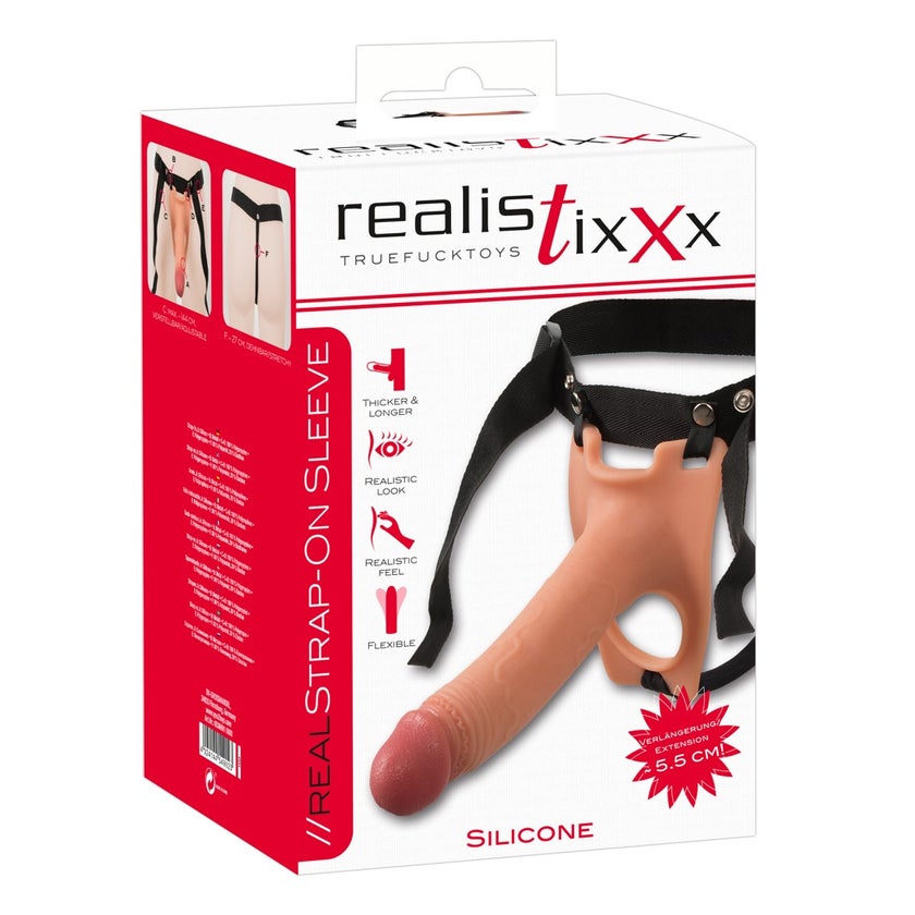 Realistixxx - Strap-on mit Penissleeve gnstig kaufen | medpex