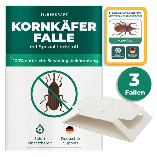 Silberkraft Kornkäferfalle 3 Fallen 3 St
