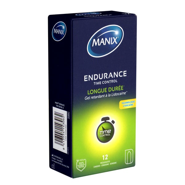 «Endurance TimeControl» Kondome, aktverlängernd mit Lidokain (12 Kondome) 12 St
